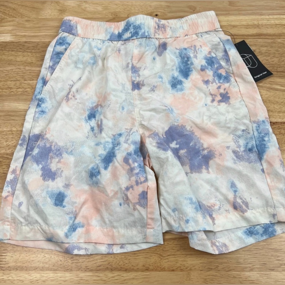 Original Use Men's Pink Tie-Dye Regular Fit Pull-On Shorts - Size XS - NWT